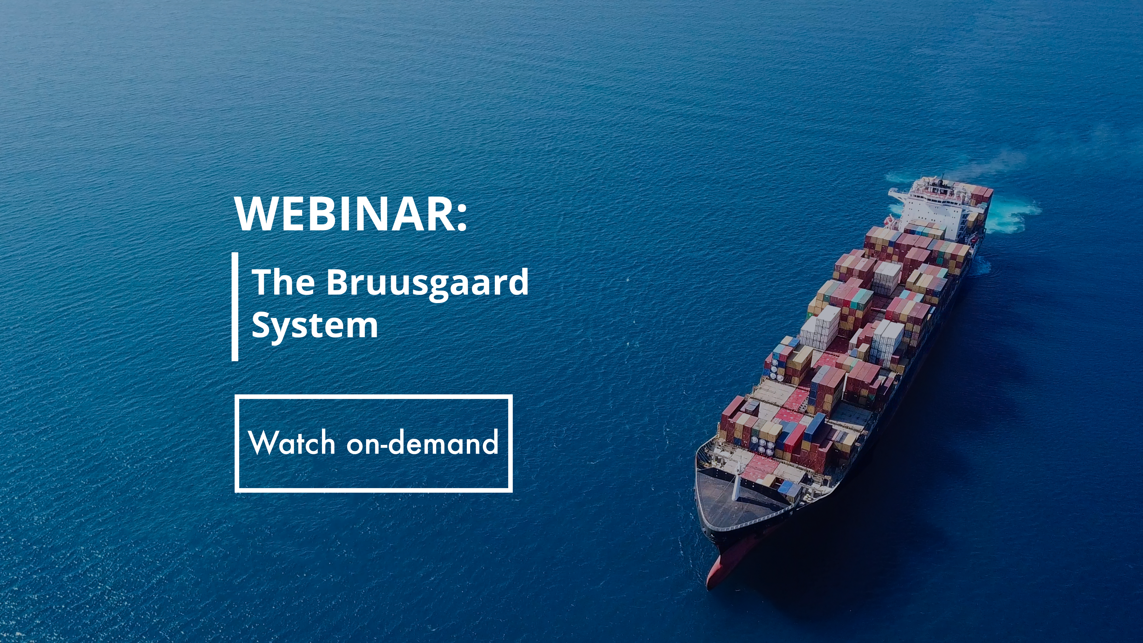 Webinar on demand - The Bruusgaard system